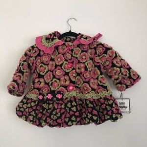 NWT Corky & Company fleece bubble coat size 2T